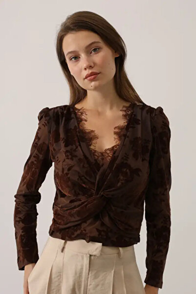 cemo ONU GECIRMELI DESENLI TUL BLUZ