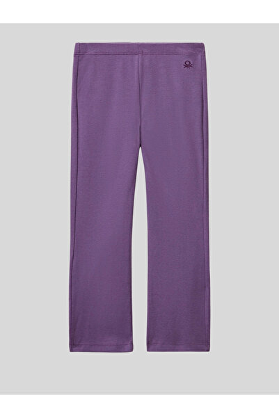 Benetton Girl's Spanish Leggings 1-6 Years Purple