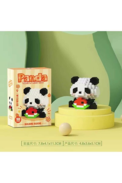 BTİCARET Panda Mini Blok Figür 160 Parça – Yapı Oyuncak Uyumlu Yapboz Puzzle ...
