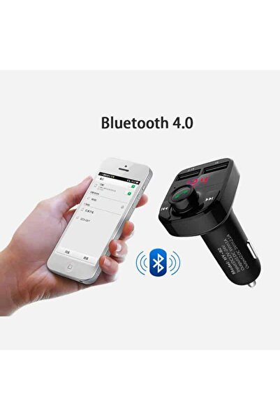 Edman Bluetooth FM Car Kit Adapter, FM Modulator, Mp3 Audio Player, 3.1A Car Charger