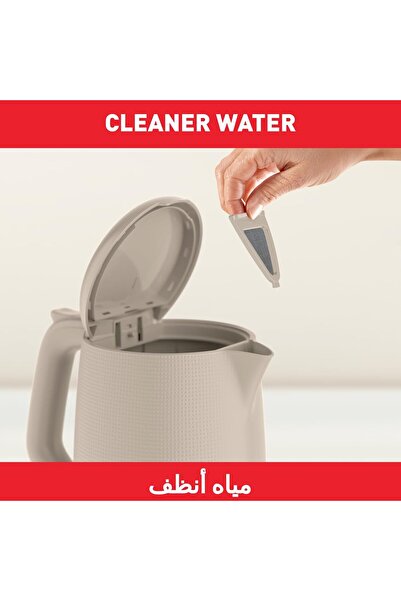 TEFAL Kettle | 1.7 L Kettle | Modern Design | One-Cup Indicator | One-Handed Opening | Easy to Clean