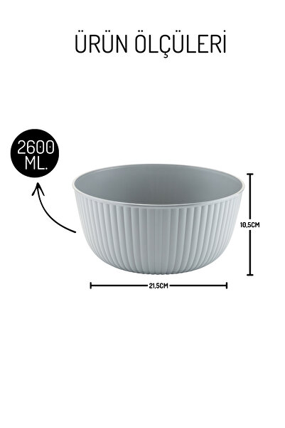 Nandy Home Luno Model 2600ml. Bowl - Multi-Purpose Storage Container
