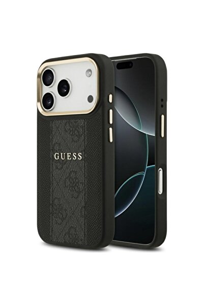 Guess Original iPhone 17 Pro Hardcase 4G Stripe MagSafe, black, GUHMP17LPG4SEMCK