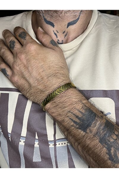 Mos Tespih سوار من الحجر الطبيعي الأصلي ذو التصميم الخاص من الهيماتيت الأصفر