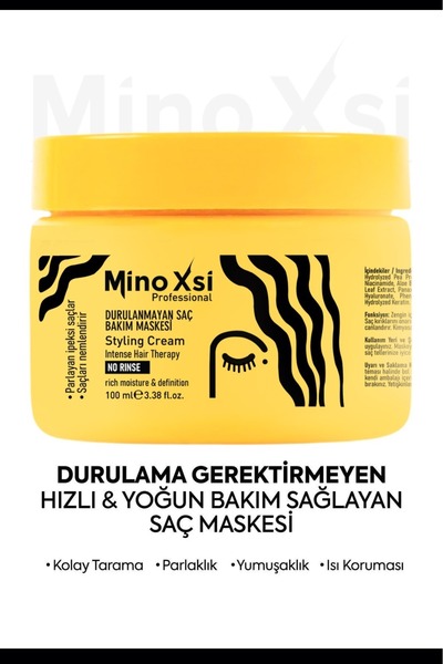 deep fıre DURULAMA GEREKTİRMEYEN SAC BAKIM MASKESİ