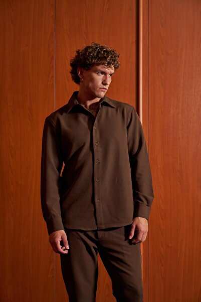 NGR Lando Lycra Shirt Brown Color
