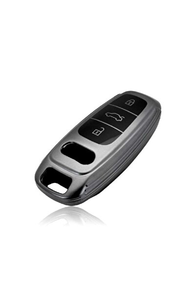 AYCANSTORE Audi Key Case Cover (Metallic Anthracite Grey)