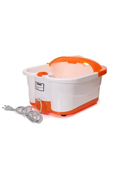 stuffix Aparat de masaj pentru baie de picioare, alb/portocaliu, 4,5 l, 300 W