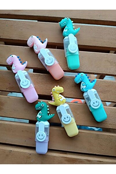 HEPBİMODA مجموعة أقلام تحديد على شكل ديناصور، مجموعة أقلام صغيرة