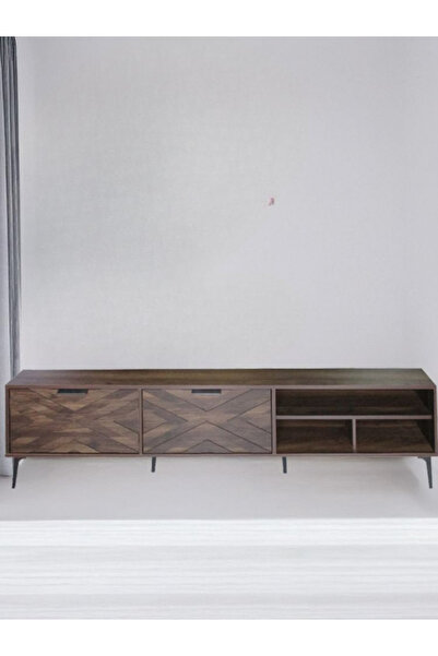 DEC22 180cm TV tables with a distinctive geometric design