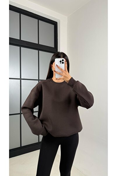 Gaus Bitter Brown Shardonlu Basic Sweatshirt Gaus-00219