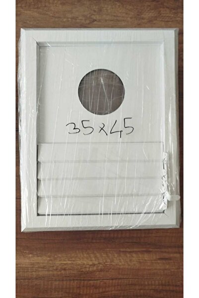 ÇELİK MENFEZ Perforated Design, Effective Ventilation 35X45 Aluminum White