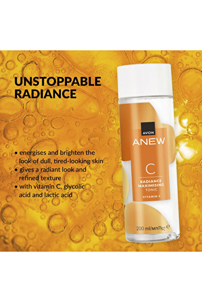 AVON Anew Radiance Maximising Vitamin C Tonic - 200ml