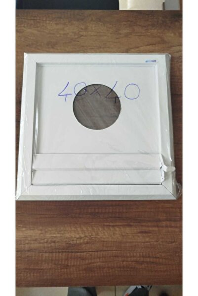 ÇELİK MENFEZ Perforated Design, Effective Ventilation 40X40 Aluminum White