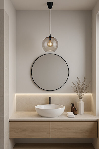 TK-Lighting Cubus Amber Pendant