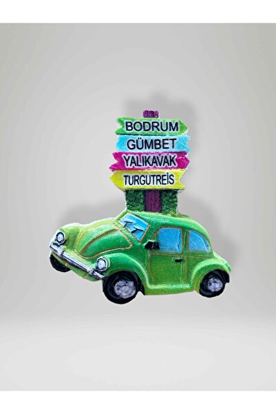 Mundy BODRUM / GÜMBET / YALIKAVAK / TURGUTREİS Temalı Kabartmalı Polyester Ma...