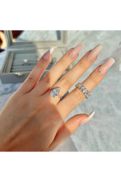 HAVANA JEWELLERY Inel ETERNITY Argint 925 placat cu Rodiu si Cristale Swarovski