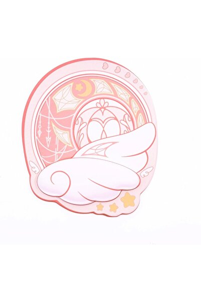 GeekShare Ergonomic Mouse Pad with Wrist Rest, Non-Slip Base, Small - Star Wings Series, Pink, Polyu