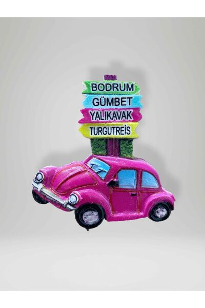 Mundy BODRUM / GÜMBET / YALIKAVAK / TURGUTREİS Temalı Kabartmalı Polyester Ma...