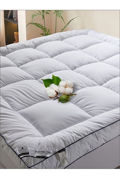 Donetella Mattress Topper 100% Cotton Single-size 100x200 cm –1500 GSM Down Alternative Fill
