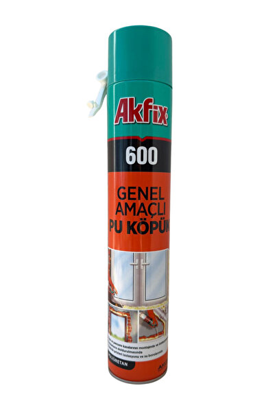 Akfix PU Köpük 600 Gr | Montaj ve İzolasyon Poliüretan Köpüğü