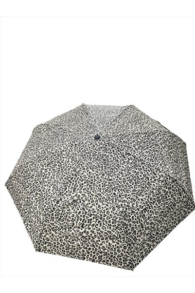 Marlux Leopar Desenli Otomatik Kdın Şemsiye Pudra 710062