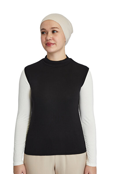 TRModam Sleeveless Turtleneck Women's Bodysuit – Organic Viscose Lycra, Anti-...