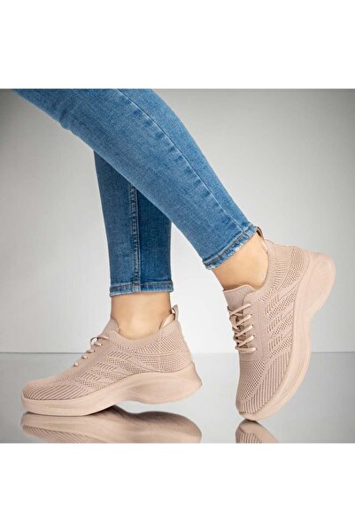 Modlet.ro Women's pink thick sole sneakers MOD13235