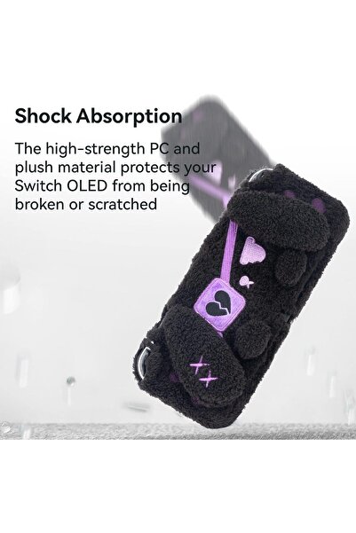 GeekShare Cute Plush Bunny Protective Case Cover - Anti-Scratch and Shock-Absorption Skin Case Compa