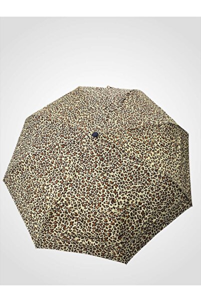 Marlux Leopar Desenli Otomatik Kdın Şemsiye Sarı 710060