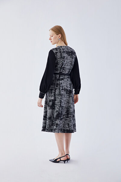 IDYL KEMERLİ ÖRME ELBİSE