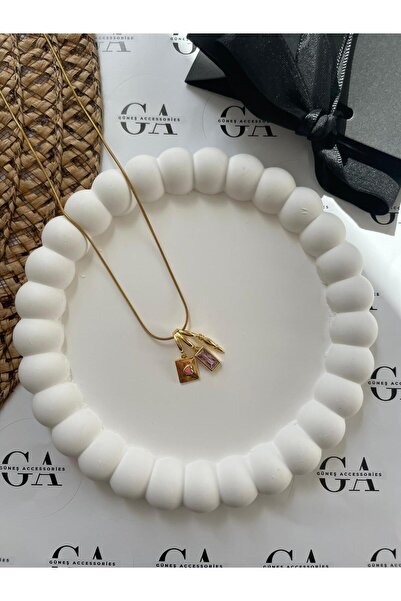 gunessaccessories Çelik Charm Kolye Gold