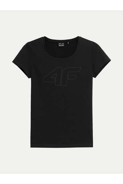 4F Γυναικείο T-Shirt 4FWSS24TTSHF1163 Μαύρο