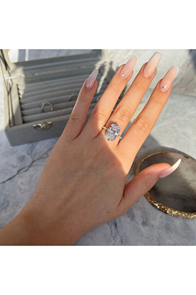 HAVANA JEWELLERY Inel MONACO Argint 925 placat cu Rodiu si Cristale Swarovski