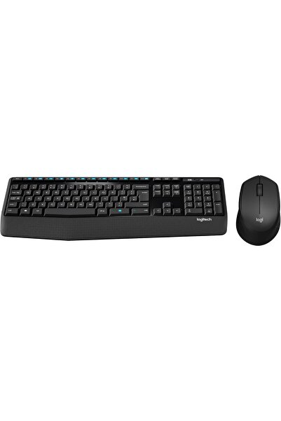 logitech MK345 Wireless Combo - Full-Sized Keyboard with Palm Rest and Right-...