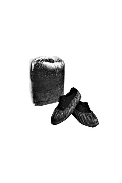 YNTDRK Tek Kullanımlık 1. Kalite Galoş Çift Dikiş 500 gr Siyah Renk