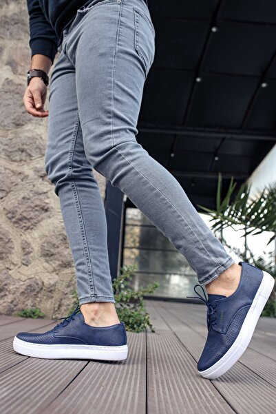 Zerenyus Rexo Premium Casual Daily Men's Shoes Navy Blue