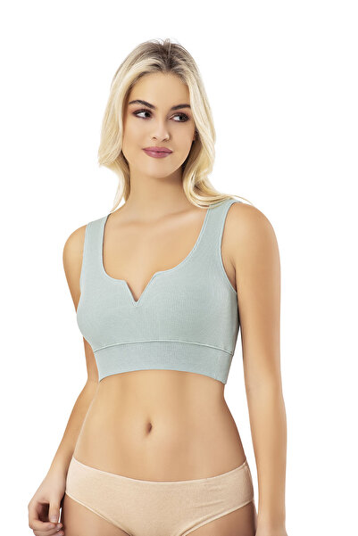 Astra Plus Women's Combed Cotton Camisole with Padding Deep V-Neck Detail Bus...