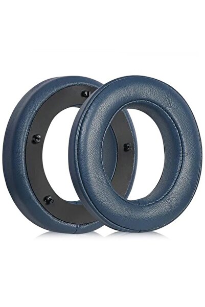 PadForce Pernițe pentru urechi pentru căști Focal, spumă cu memorie - albastră, piele