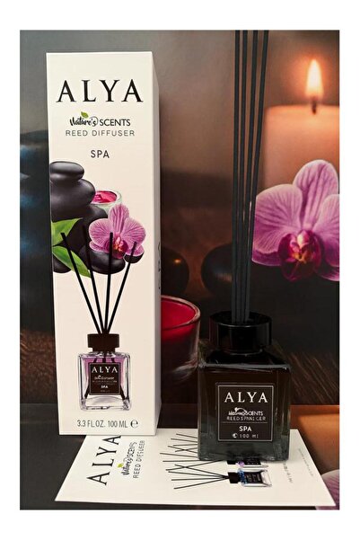 AlYaa Odorizant de Cameră cu Bețișoare Parfumate SPA – 100 ml | Aromă Caldă și Relaxantă