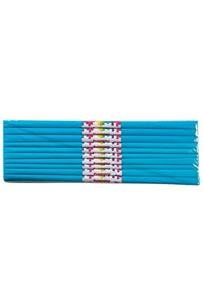 HAPPY COLOR Hartie creponata 50x200cm, albastru azur, 10 role,
