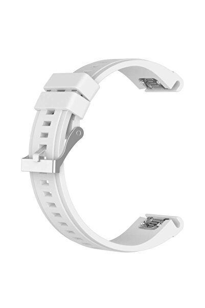 Edman strap compatible Garmin Fenix 6X/6x pro solar/5x/5x Puls/Fenix 3/3 HR/3 sapphire, 26 mm, White