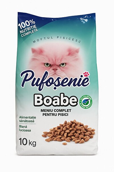 PUFOSENIE Dry cat food with fish and vegetables 10KG