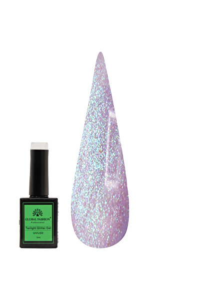 global fashion طلاء أظافر جل توايلايت ١٥ مل - يدوم طويلًا، مقاوم للأشعة فوق ا...