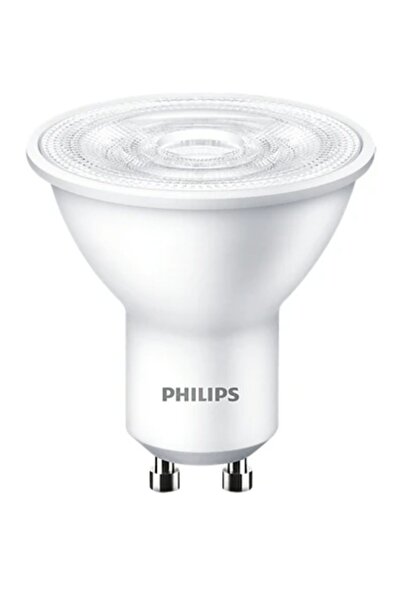 Philips 4.7w=50w 3000k Gün ışığı (10'Lu Paket) Gu10 Duylu 345Lümen Essential F Enerji Led Spot Ampul