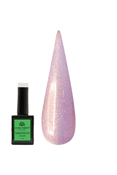 global fashion طلاء أظافر جل توايلايت ١٥ مل - يدوم طويلًا، مقاوم للأشعة فوق ا...