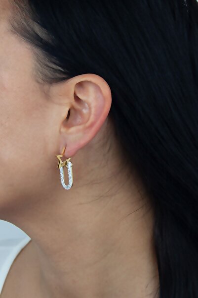 Liveyn Design أقراط مرصعة بأحجار الزركون بتفاصيل نجمة