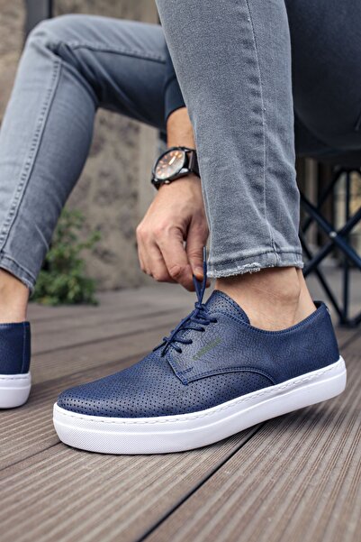 Zerenyus Rexo Premium Casual Daily Men's Shoes Navy Blue