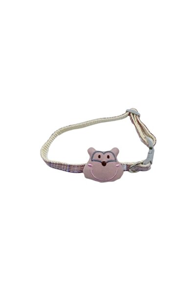 Doty Zgarda Lolly Cartoon, pentru caini si pisici de talie mica, confortabila, 23/33 cm, roz,