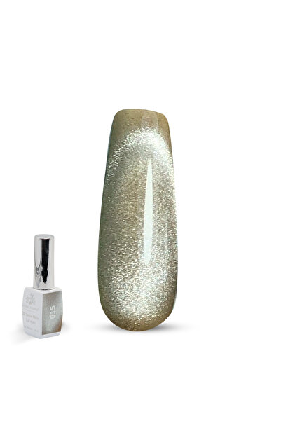 global fashion طلاء أظافر جل عيون القطة سنو وايت ثلاثي الأبعاد - 15 مل، جل لا...